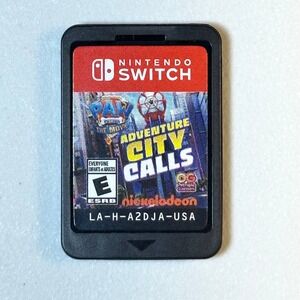 Nickelodeon PAW Patrol Adventure‎ City Calls Nintendo Switch Cartridge TESTED